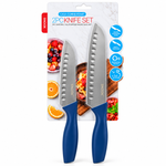 Premium 2-Piece X-Handle Kitchen Knife Set Multipurpose Cutting Knives for Everyday Food Preparation