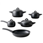 UC-FS1109 Black 9Pcs Cookset 1c
