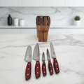 HP84 6Pcs Knief Set Brown