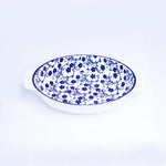 110TYKP 2011 BluFlwer 11"Rnd Bowl DH 24c