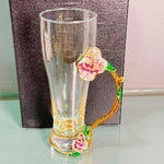 CG243 Wine Glass Metal Heat  Flower