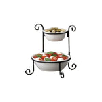 BW20-99 2 Teir Bowl Stand 12c