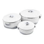 'PB633/3 White 3Pcs Verstaile H/Pot 6set-