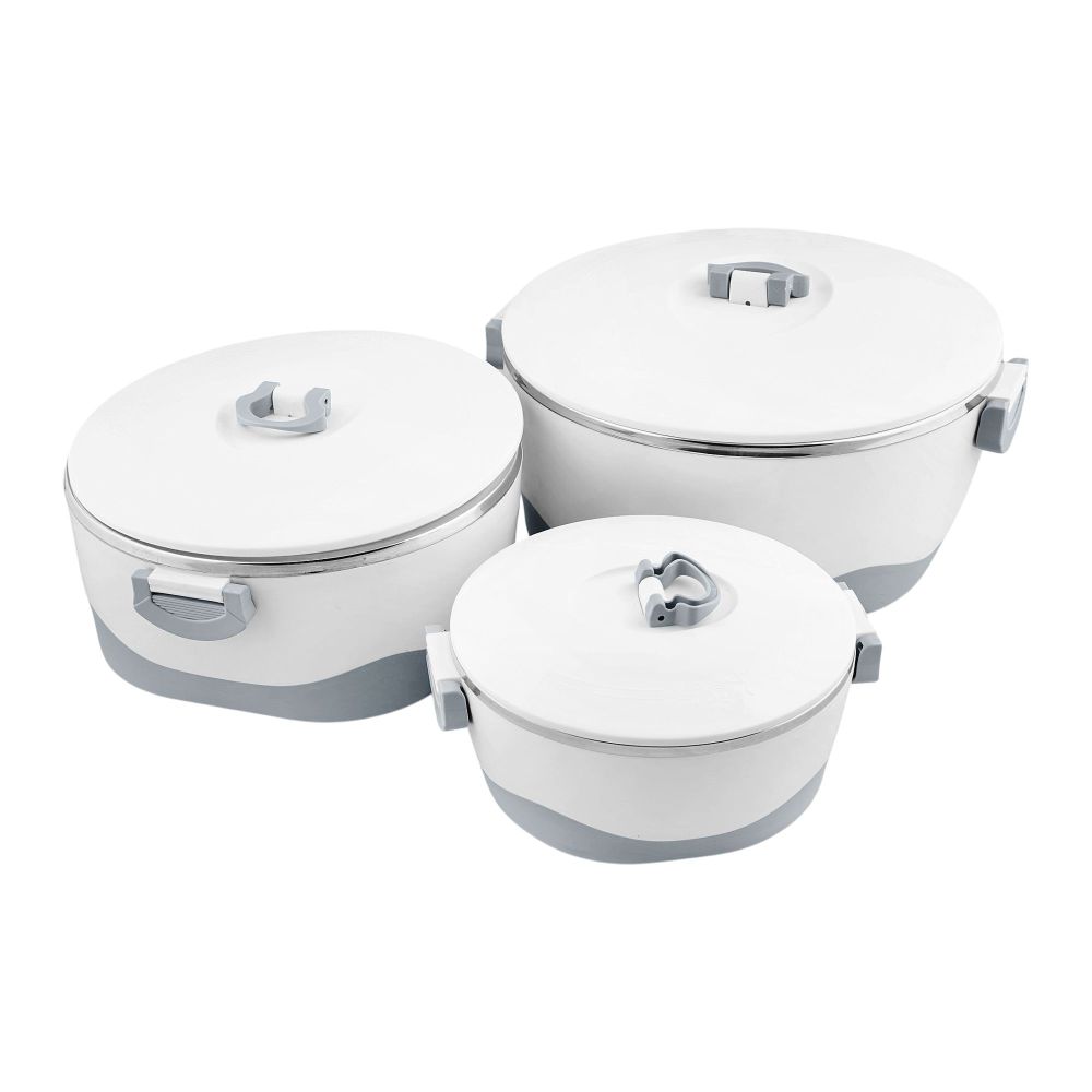 'PB633/3 White 3Pcs Verstaile H/Pot 6set-