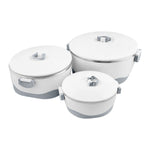 'PB633/3 White 3Pcs Verstaile H/Pot 6set-