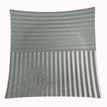 504-11 Silver Square Underplate with Intersecting Lines