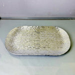 504-18 Silver Plastic Plate 14inch