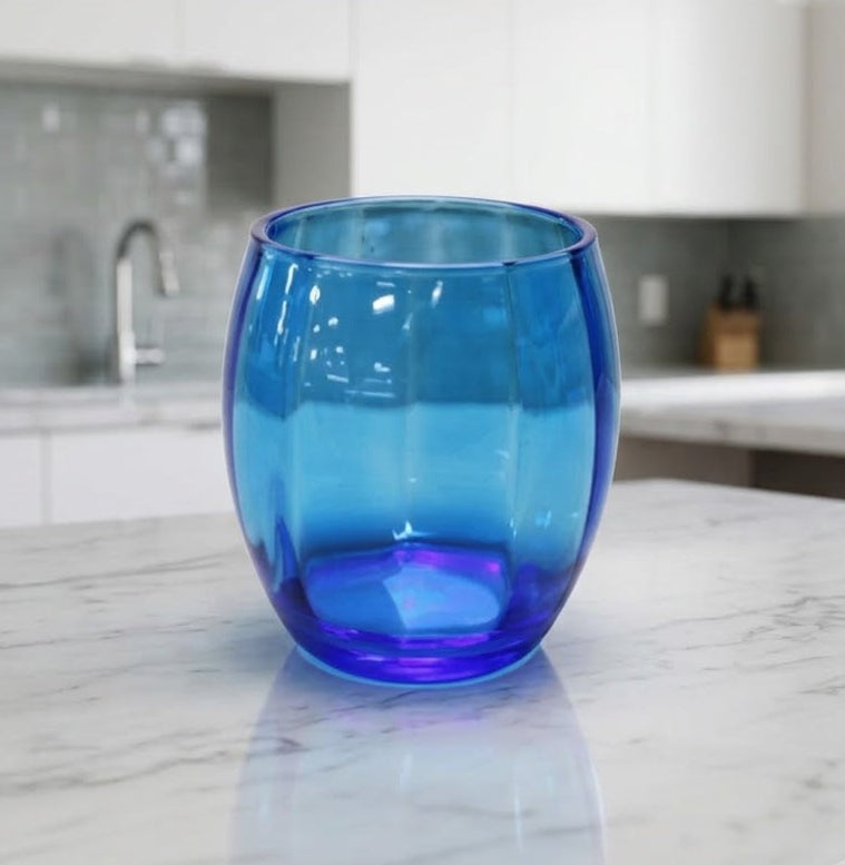 BKY029(BH0024) Blue Lassi Glass 72c