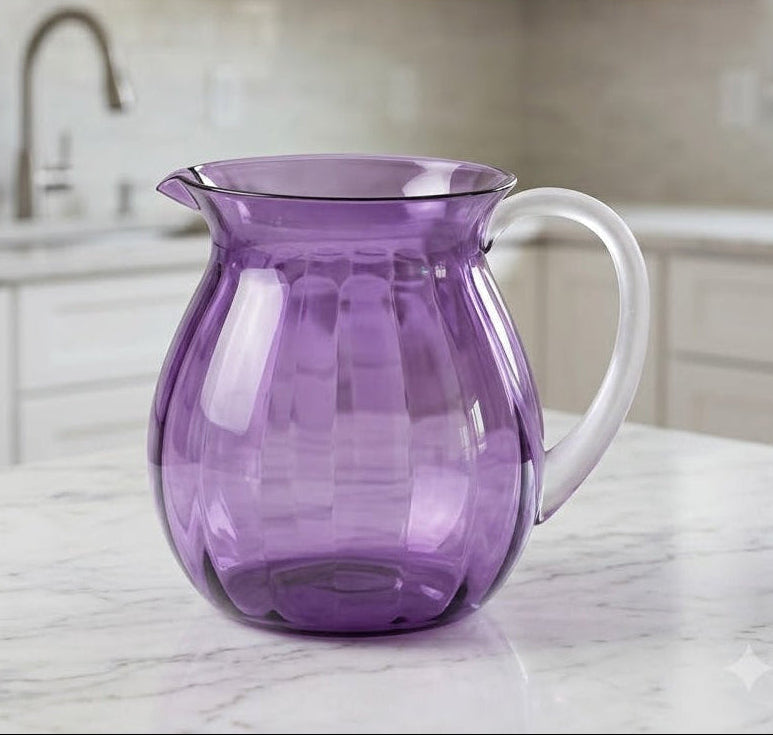 BKY034(BH0023) Purple Lassi Jug 12c