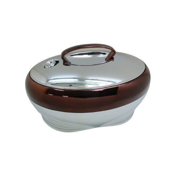 175CH-S 5Ltr Chocolate+Silver Hot Pot 6c