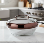 175CH-S 5Ltr Chocolate+Silver Hot Pot 6c
