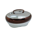 175CH-S 5Ltr Chocolate+Silver Hot Pot 6c