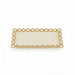 BR5063 15"Circle Edge Rect Plate (G) 8c