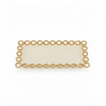 BR5063 15"Circle Edge Rect Plate (G) 8c