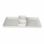 CPK-052 Sqr Plate 3Pcs Set Porcelian 8c
