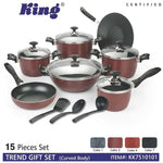 KK7510101 Trend 15pcs Cook Set GRAY