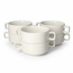 CP113 6Pcs Soup Bowl Set 12c