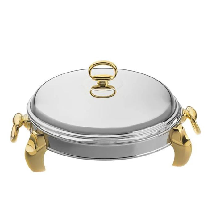 173856.G LUX GOLD 3Ltr Oval Dish