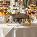 173856.G LUX GOLD 3Ltr Oval Dish