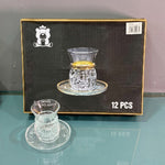 CG137 6Pcs Kawa Set Transparent 8c