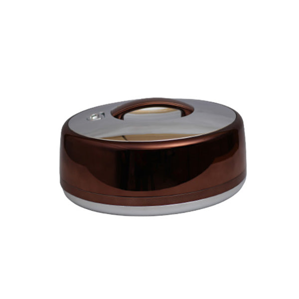 335CH-S 5Ltr Ovl Choclate Silver Hot Pot  6c
