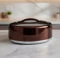 335CH-S 5Ltr Ovl Choclate Silver Hot Pot  6c