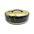 335ZG/G 5Ltr Oval Black+Gold Hot Pot 6c