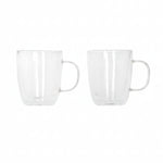 DW06-02 2Pcs D-Walled Mug Set 350ml 12c