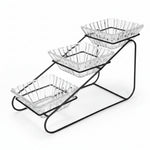 SD-076 3-Tier Glass Snack Bowl 250ml 6c