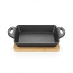 ZYB197 Frying Pan 15x11x3cm CastIron 12c