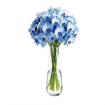 CB-235 Glass Vase 6.3x11x35cm 1840ml 12c