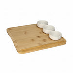 CZT40-02 Bamboo Serving Board 4p sat 6c
