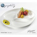 SY4470 28x24cm 4Divson Plate Symphny 12c