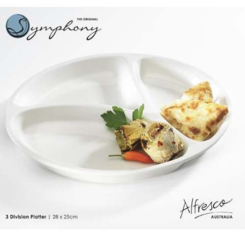 SY4472 3Division Plate Rnd Symphny 12c