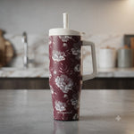 ZF-083-MD Crimson Peony Tumbler 1.2L 20c