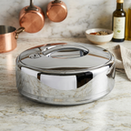335S/S 5Ltr Oval Silver+Silver HotPot 6c