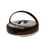 663CH-S 3Ltr Rd Choclate Silver Hot Pot 6c
