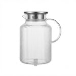 XF02-04 Tea Pot 1650ml Borosilicate 24c