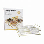SD-080 4-Sec Glass Snack Bowl 250ml 8c