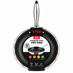 Premium Stainless Steel Frying Pan with Long Handle – 22cm