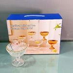 CG130 6Pcs Ice-Cream Set Gold Edge 16c