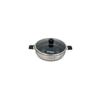 HP62 28cm SS Karahi With Glass Lid