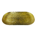 504-21 Golden Plastic Plate 17.2inch