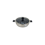 HP62 28cm SS Karahi With Glass Lid