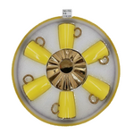 MG326 6pcs Cup Saucer Yellow ANGELA 8c