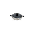 HP63 30x7cm SS Karahi With Glass Lid