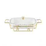 BR4021 12" CASSEROLE WITH STAND 4c
