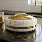 662WGG 2Ltr Round White GS Hot Pot 6c