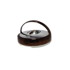 663CH-S 3Ltr Rd Choclate Silver Hot Pot 6c