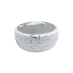 663WS-S 3Ltr Round White Silver Hot Pot 6c